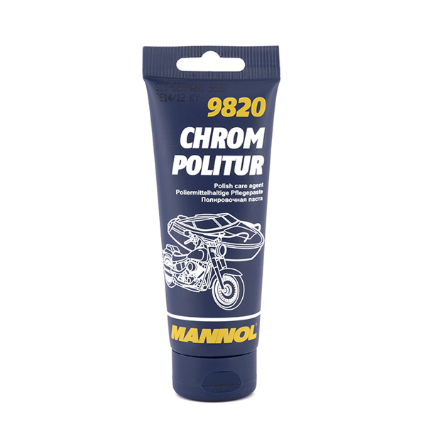 PASTA ZA ČIŠĆENJE HROMA 100ml MANNOL 9820